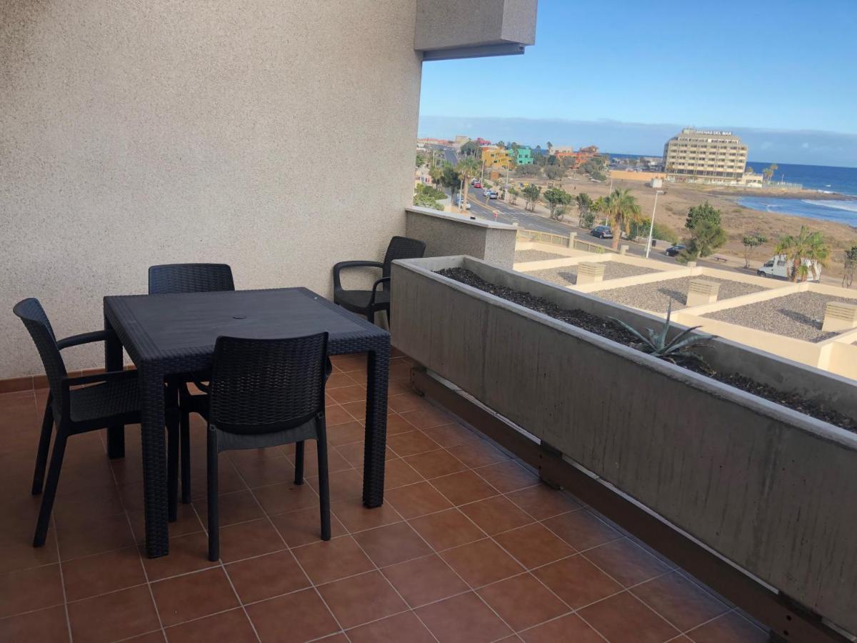 Nice Terrace In Front Of The Sea. La Jaquita El Médano Dış mekan fotoğraf